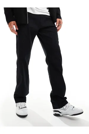 Weekday Space relaxed pants in pinstripe
