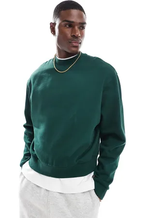 ASOS Essential boxy oversized sweatshirt in dark