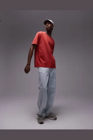 Topman Oversized fit t-shirt with seam detail in washed