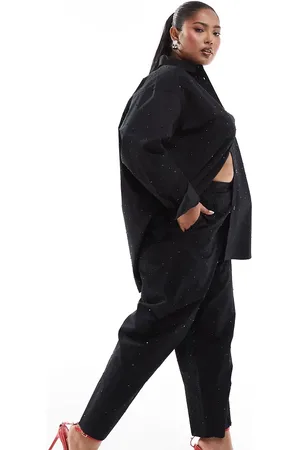 ASOS ASOS DESIGN Curve hotfix pants in - part of a set