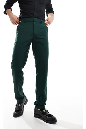 ASOS Smart slim fit pants in forest