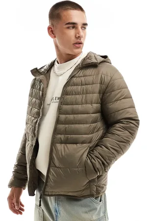 JACK & JONES Packable padded jacket with hood in