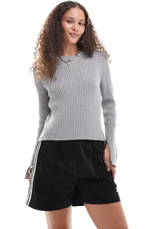 COLLUSION Chunky ribbed knit sweater with split cuffs in