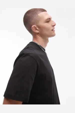Topman Oversized fit cropped T-shirt in