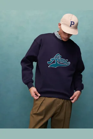 Alma de Ace Crewneck sweatshirt with appliqué chest logo in