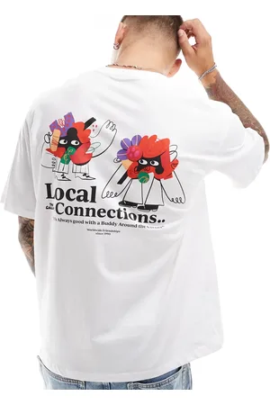 JACK & JONES Oversized T-shirt with Local Connections back print in