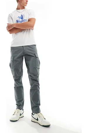 JACK & JONES Ace loose cargo pants in slate