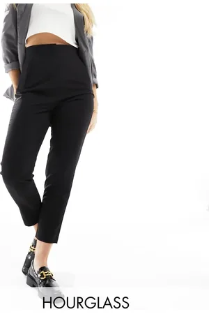 ASOS Hourglass tailored high waist seam detail tapered leg pants in