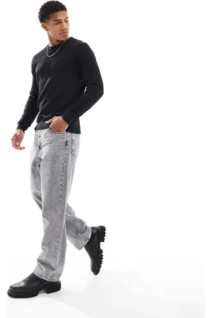 JACK & JONES Fine gauge crew neck sweater in