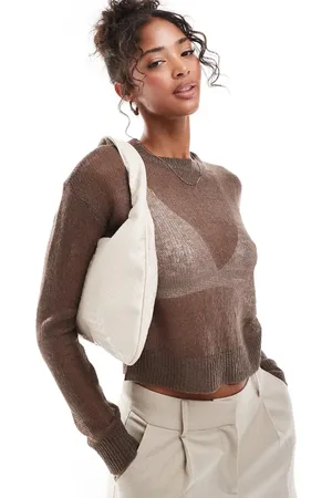 Y.A.S Fine sheet knit sweater in
