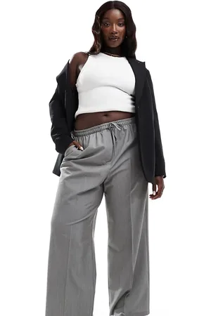 ASOS Curve tailored pull on pants in