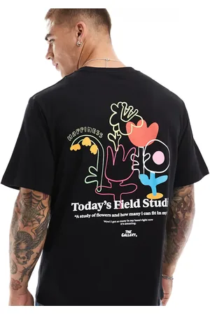 JACK & JONES Oversized t-shirt with field studies back print in