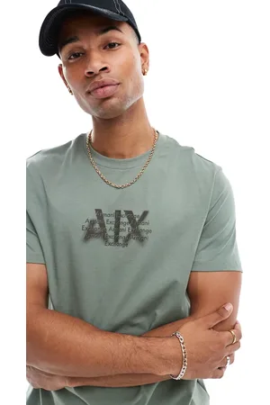 Armani Exchange Boxy fit T-shirt with chest logo in