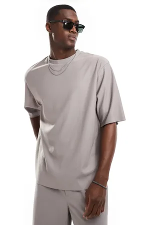 Only & Sons Plisse super oversized t-shirt in - part of a set