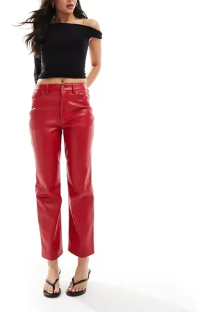Never Fully Dressed PU leather pants in