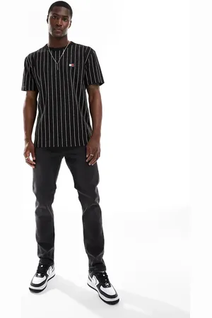 Tommy Hilfiger Stripe T-shirt in black and