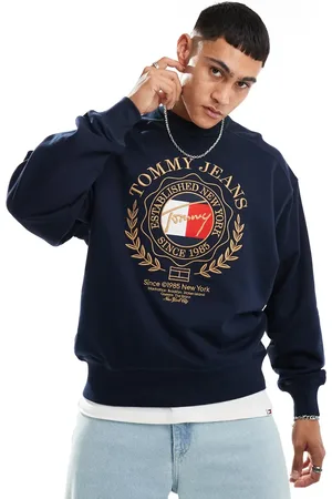 Tommy Hilfiger Explorer luxe logo sweatshirt in