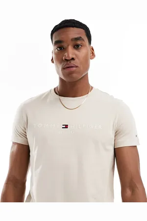 Tommy Hilfiger Logo T-shirt in beige