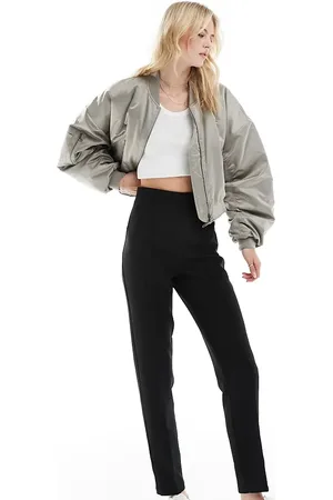 ASOS ASOS DESIGN Tall tailored high waist seam detail tapered leg pants in