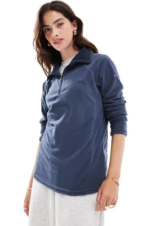 Columbia Glacial IV zip sweatshirt in nocturnal
