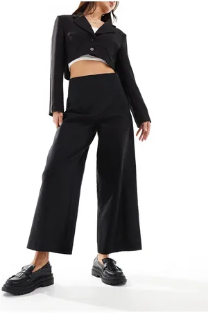 ASOS Tailored linen culotte pants in