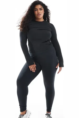 ASOS Curve Icon slim fit active long sleeve top in