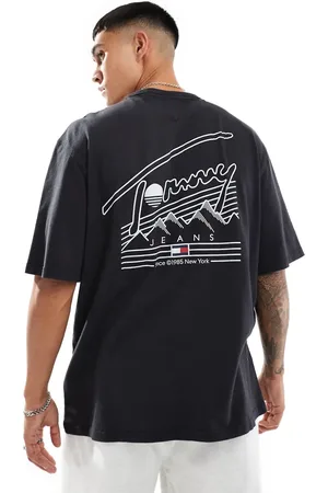 Tommy Hilfiger Mountain graphic back print t-shirt in