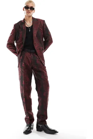 Twisted Tailor Oversized suit pants in and black print - part of a set