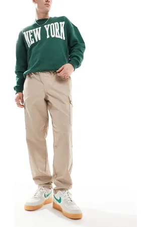 JACK & JONES Bill wide fit cargo pants in beige