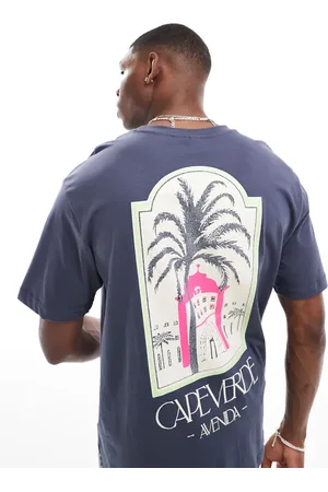 Only & Sons Oversized T-shirt with palm back print in