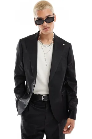 Twisted Tailor Slim suit jacket in glitter - part of a set