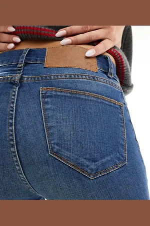 Reclaimed Denim flare jeans in wash
