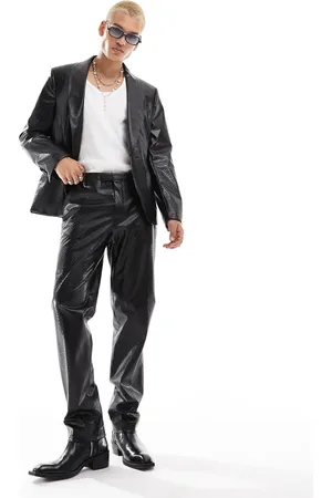 Twisted Tailor Faux leather slim suit pants in - part of a set
