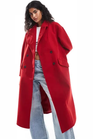 Stradivarius Oversized soft touch coat in