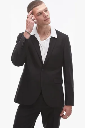 Topman Slim suit jacket in