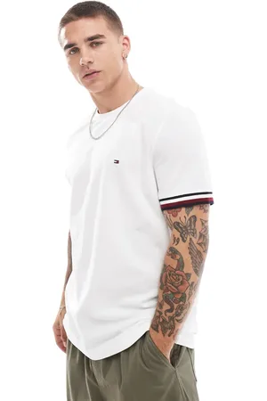 Tommy Hilfiger Striped cuff T-shirt in