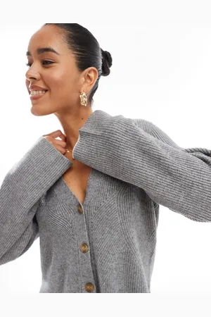 Object Knitted button cardigan in