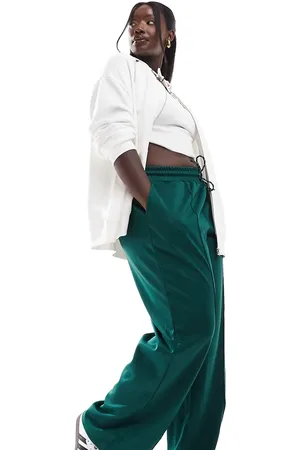Noisy May Wide leg sweatpants in dark