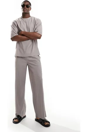Only & Sons Plisse loose fit pull on pants in - part of a set