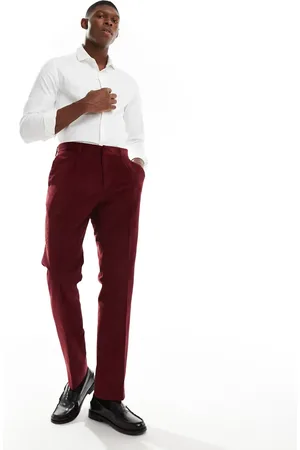 Shelby & Sons Shelby and Sons slim tailored cord pants in deep - part of a set