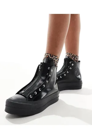 Converse Chuck Taylor All Star Lift sneaker with zip detail in