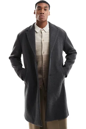 Pull&Bear Overcoat in grey