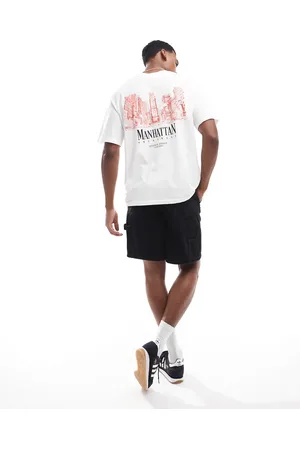 JACK & JONES Oversized T-shirt with manhattan back print in