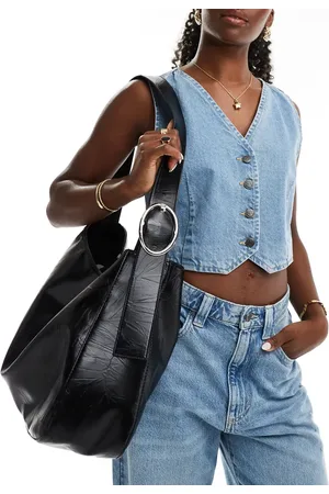 Glamorous Oversized shoulder bag with buckle detail in