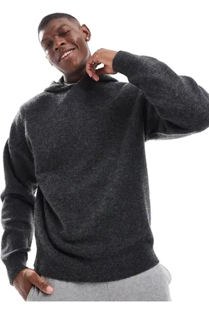 ADPT. Oversized knit hoodie in