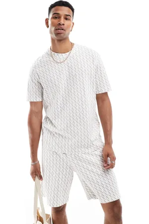 Armani Exchange T-shirt with all over logo print in - part of a set
