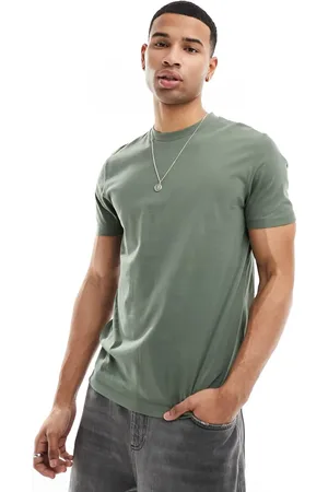 ASOS Essential crew neck t-shirt in khaki