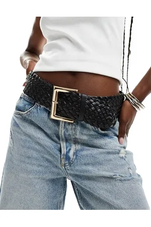 Glamorous Woven texture chunky belt in