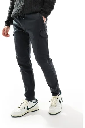 Pull&Bear Straight leg cargo pants in