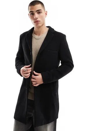Only & Sons Wool mix overcoat in